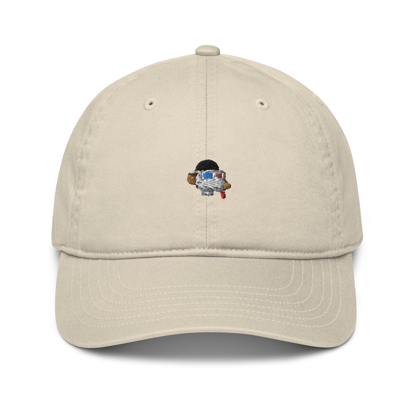 Organic dad hat feat Fat Rat #6058 (embroidered)