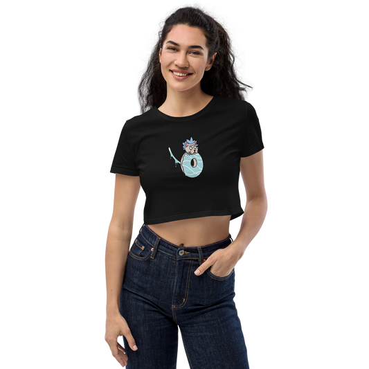 feat cr.em.y - Organic Crop Top