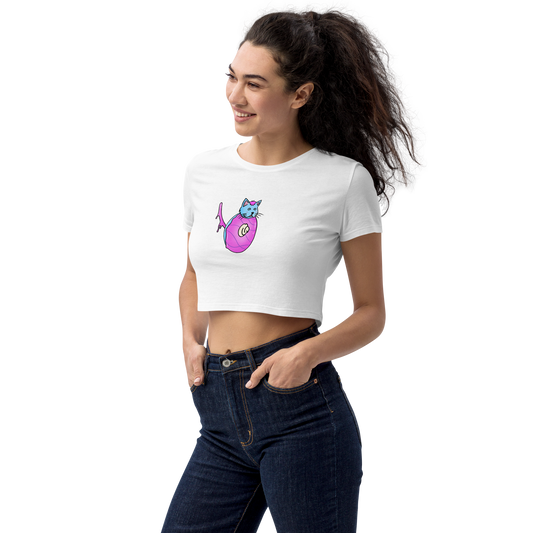 feat cr.em.y - Organic Crop Top
