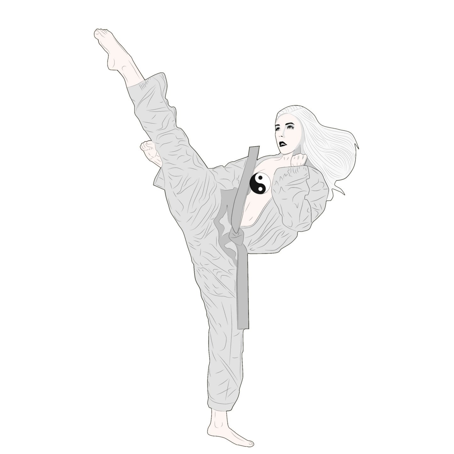 Taekwondo girl - ALL OVER T-shirt