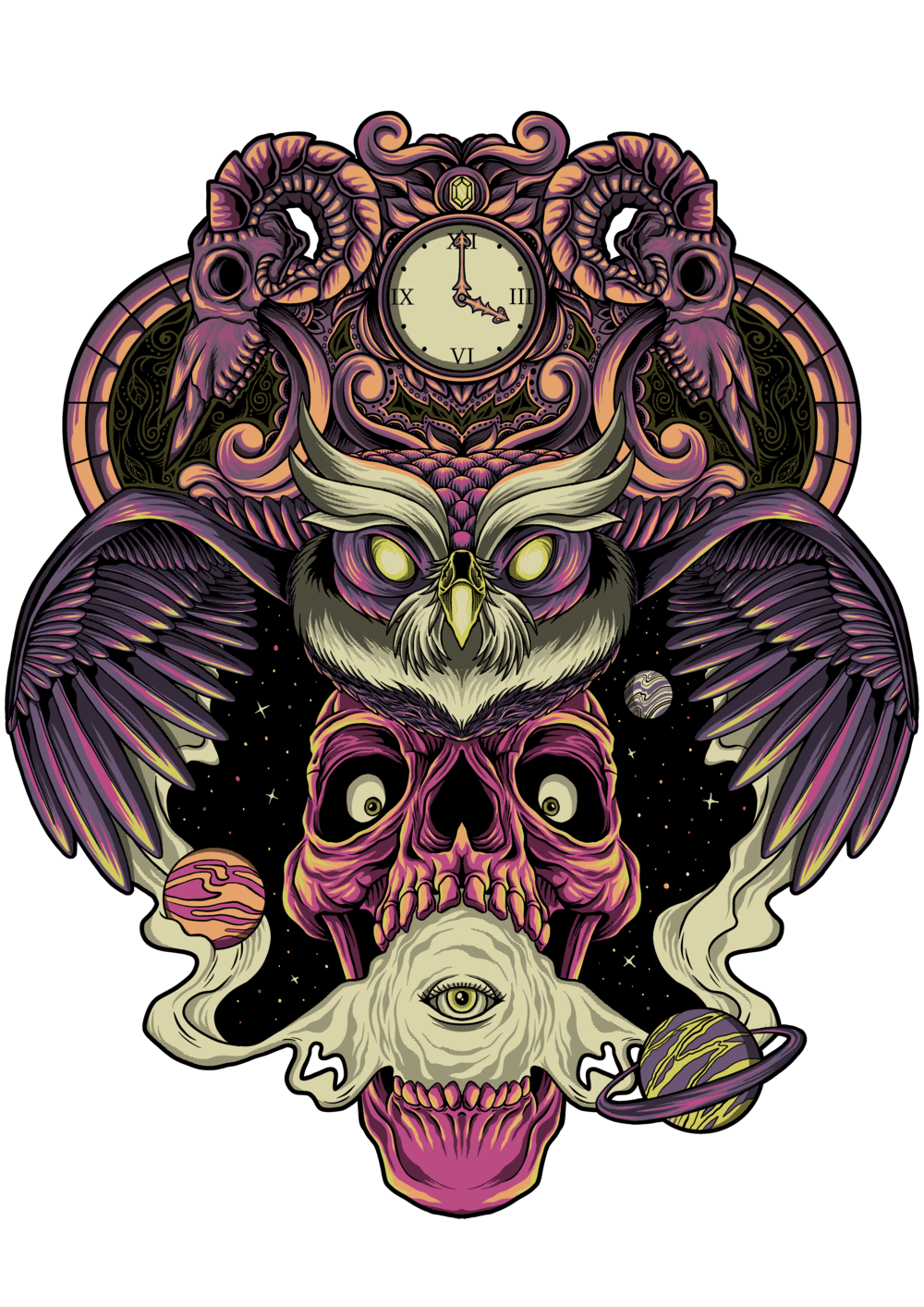 Timeless death by Monochromefrog - T-shirt