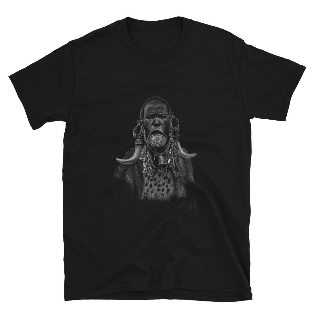 African Beauty by Samuel Friday - T-Shirt