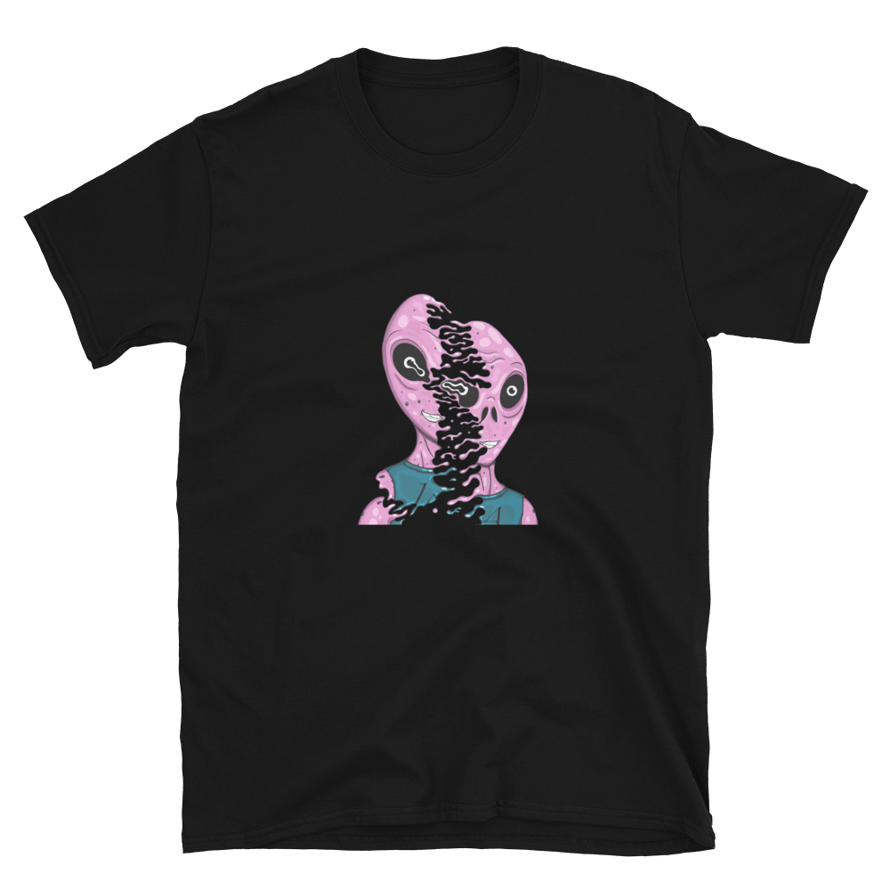 Alien #0016 by inkink Shivadelic  - T-Shirt