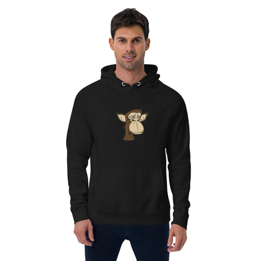 Unisex eco raglan hoodie feat Polygon Ape YC #6437