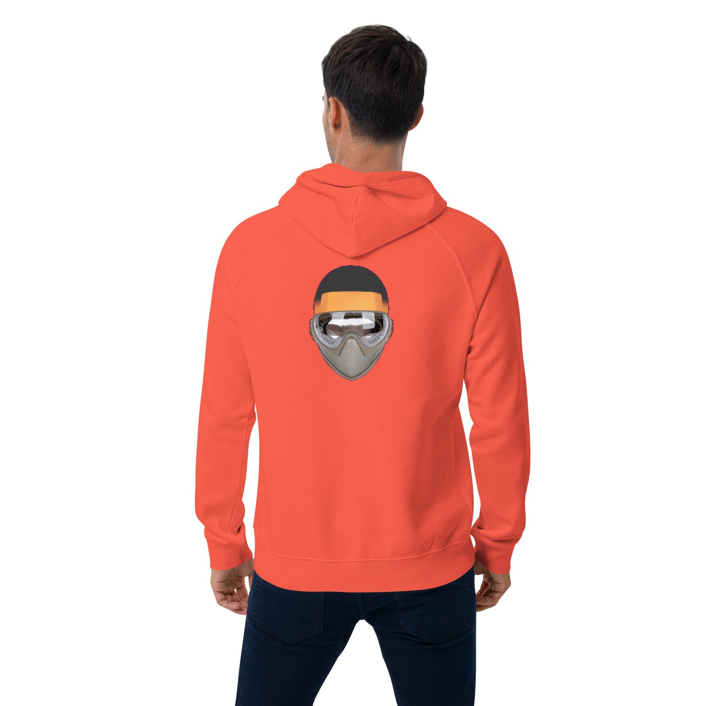 feat feat Mbappe Faces NFT - Unisex eco raglan hoodie SINGLE EDITION