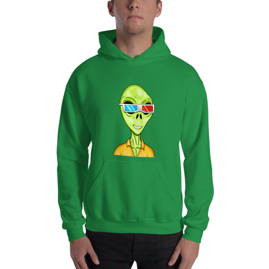 Alien #0010 by inkink Shivadelic - Hoodie