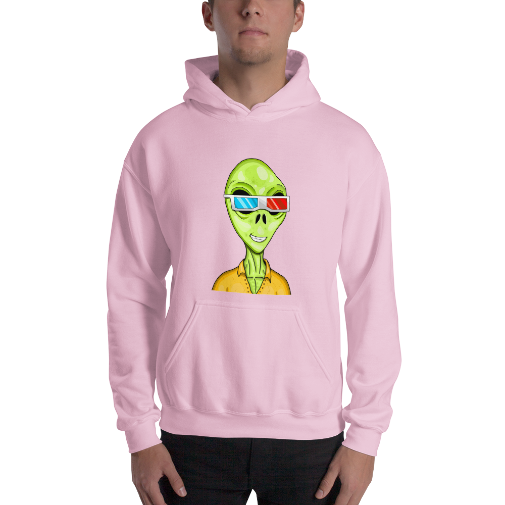 Alien #0010 by inkink Shivadelic - Hoodie