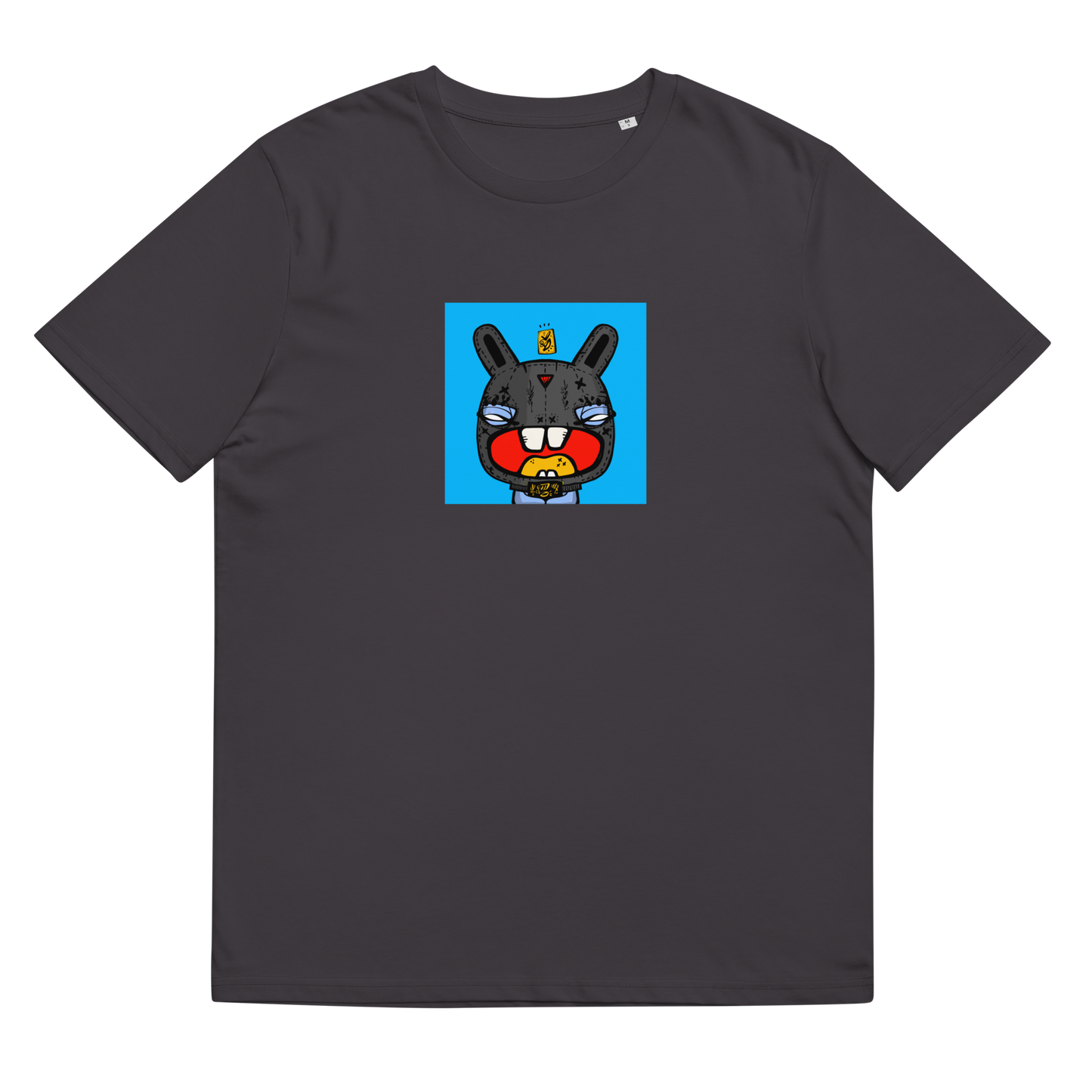 Unisex organic cotton t-shirt feat. NFT TKP BAD BUNNY #0978