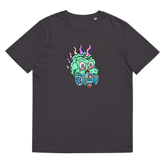 Unisex organic cotton t-shirt feat Toxic Skulls Club #7803