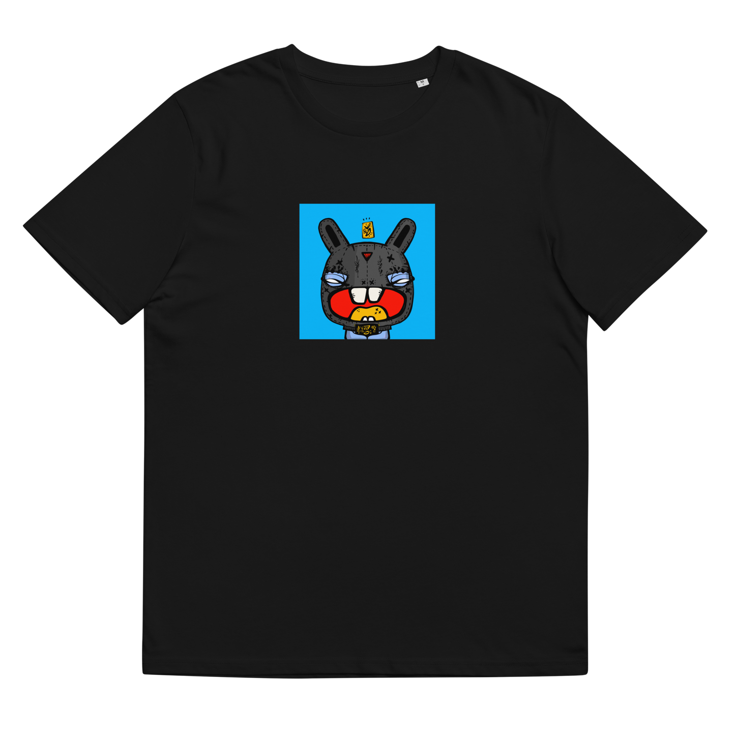 Unisex organic cotton t-shirt feat. NFT TKP BAD BUNNY #0978