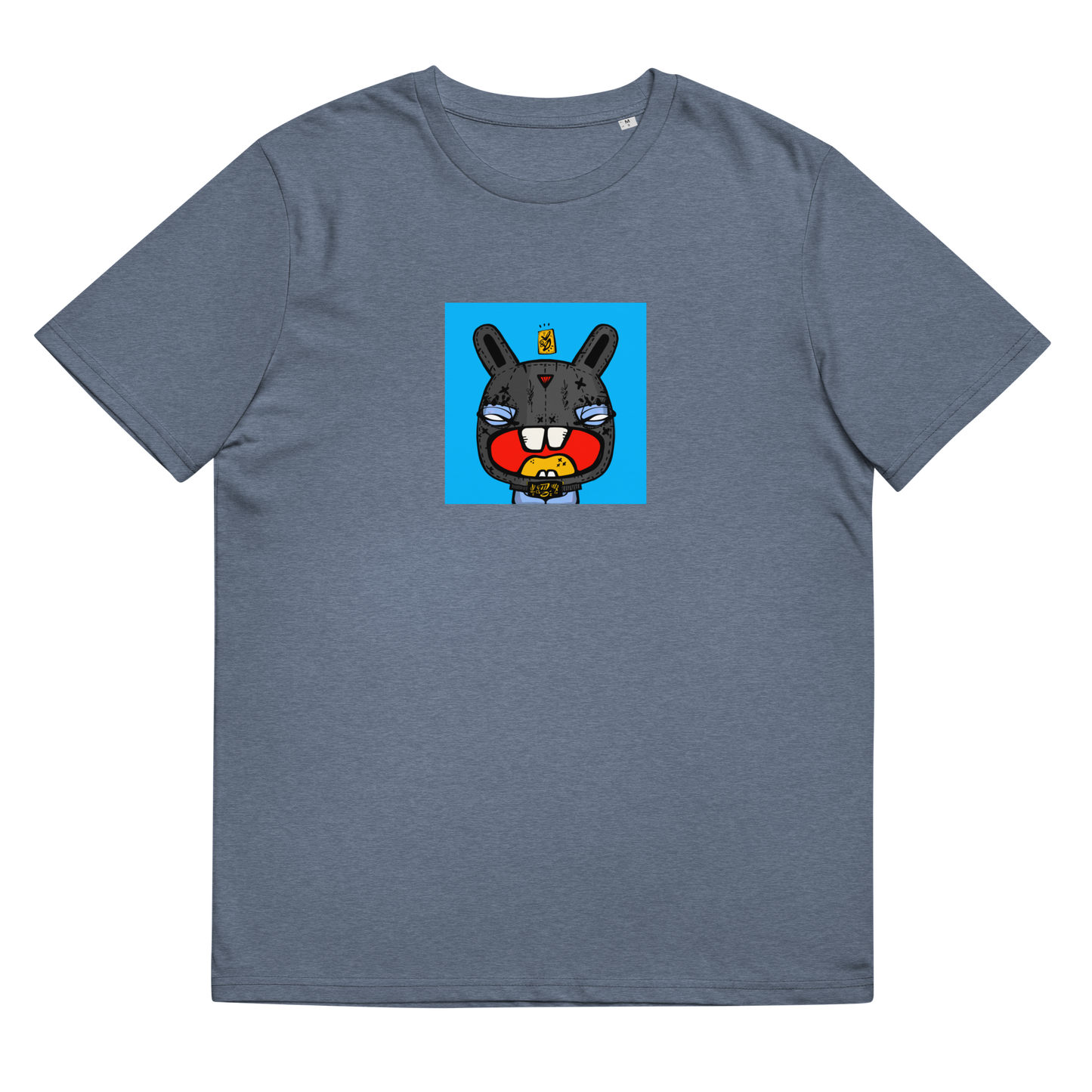 Unisex organic cotton t-shirt feat. NFT TKP BAD BUNNY #0978