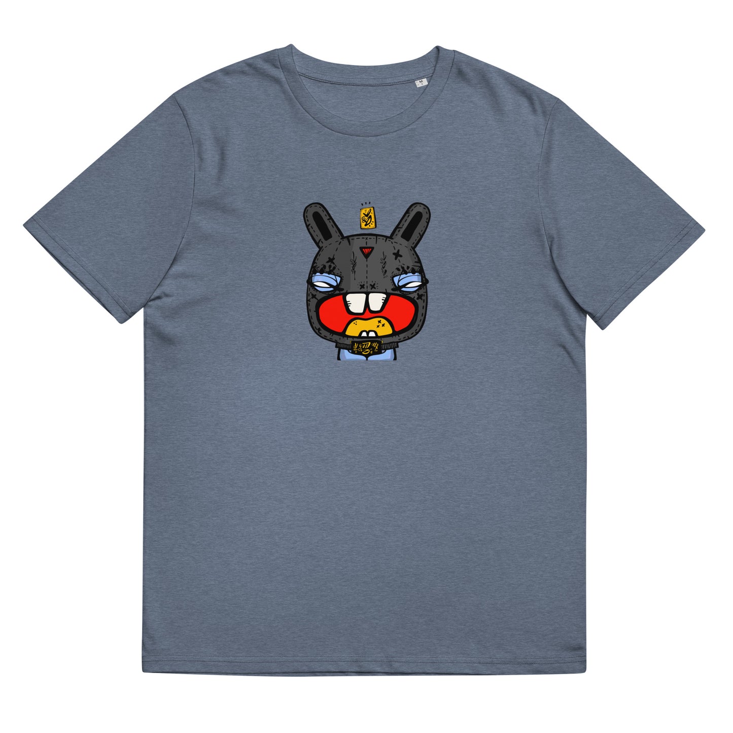 Unisex organic cotton t-shirt feat. NFT TKP BAD BUNNY #0978