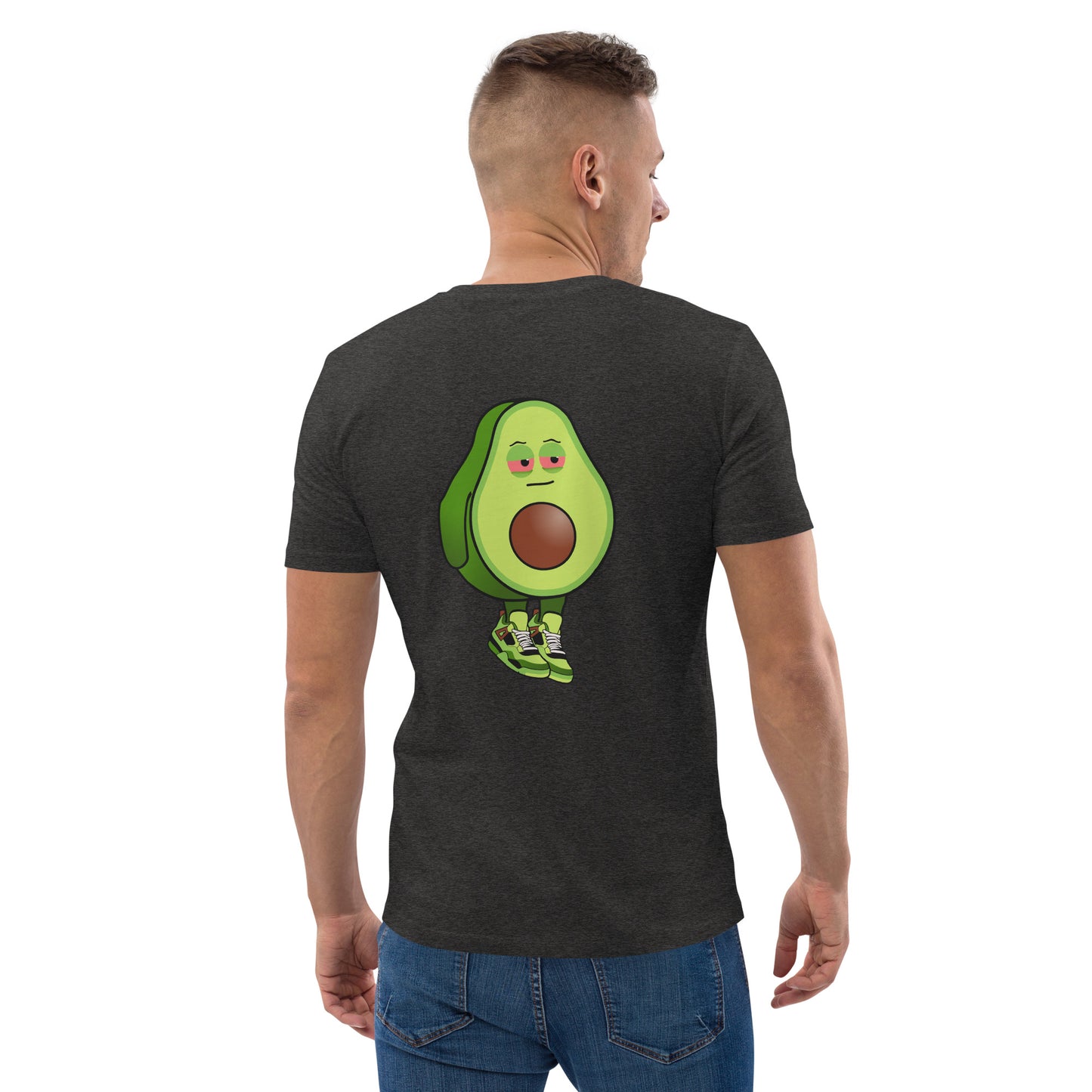 Unisex organic cotton t-shirt REAR PRINT + FRONT EMBROIDERED LOGO feat Stoncados