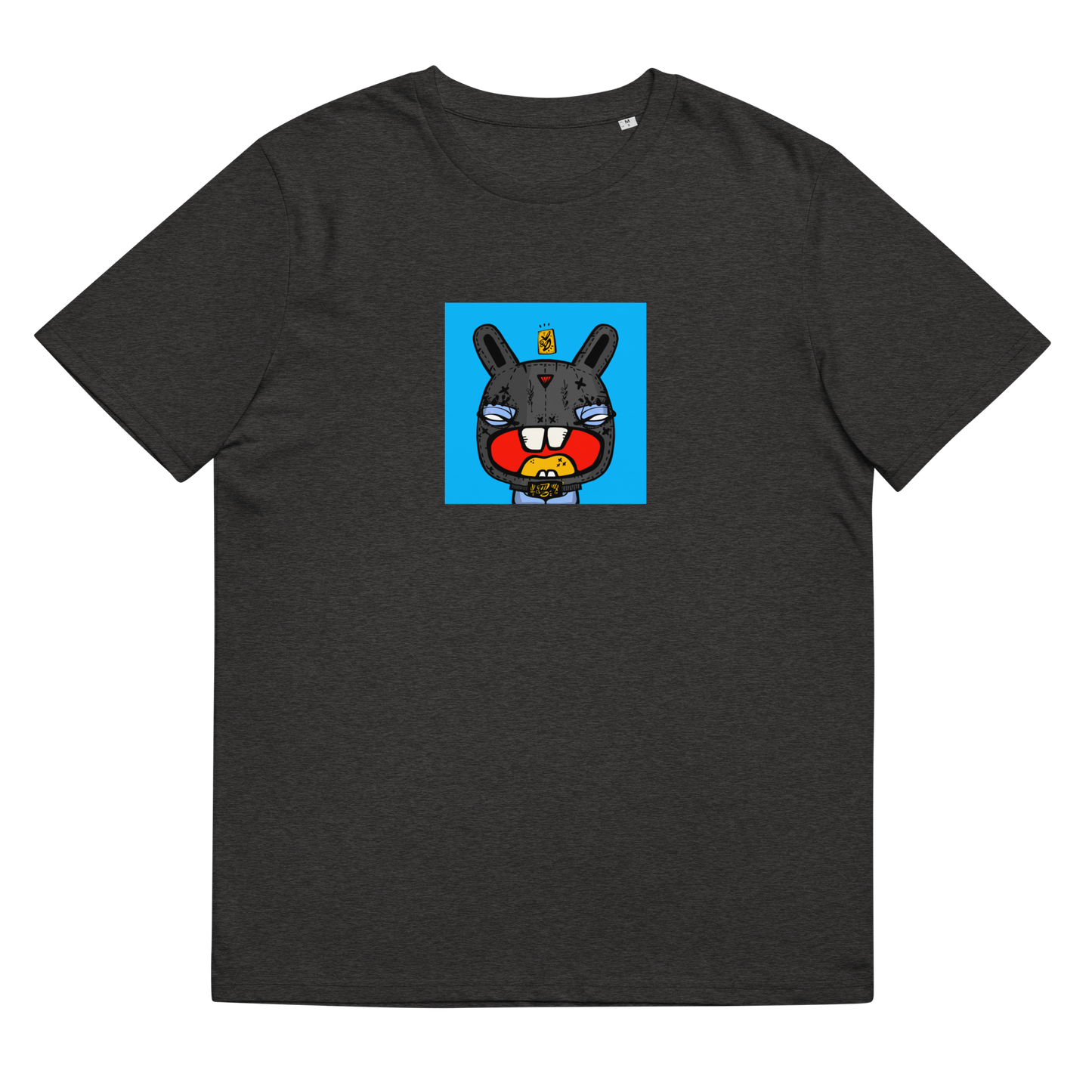 Unisex organic cotton t-shirt feat. NFT TKP BAD BUNNY #0978