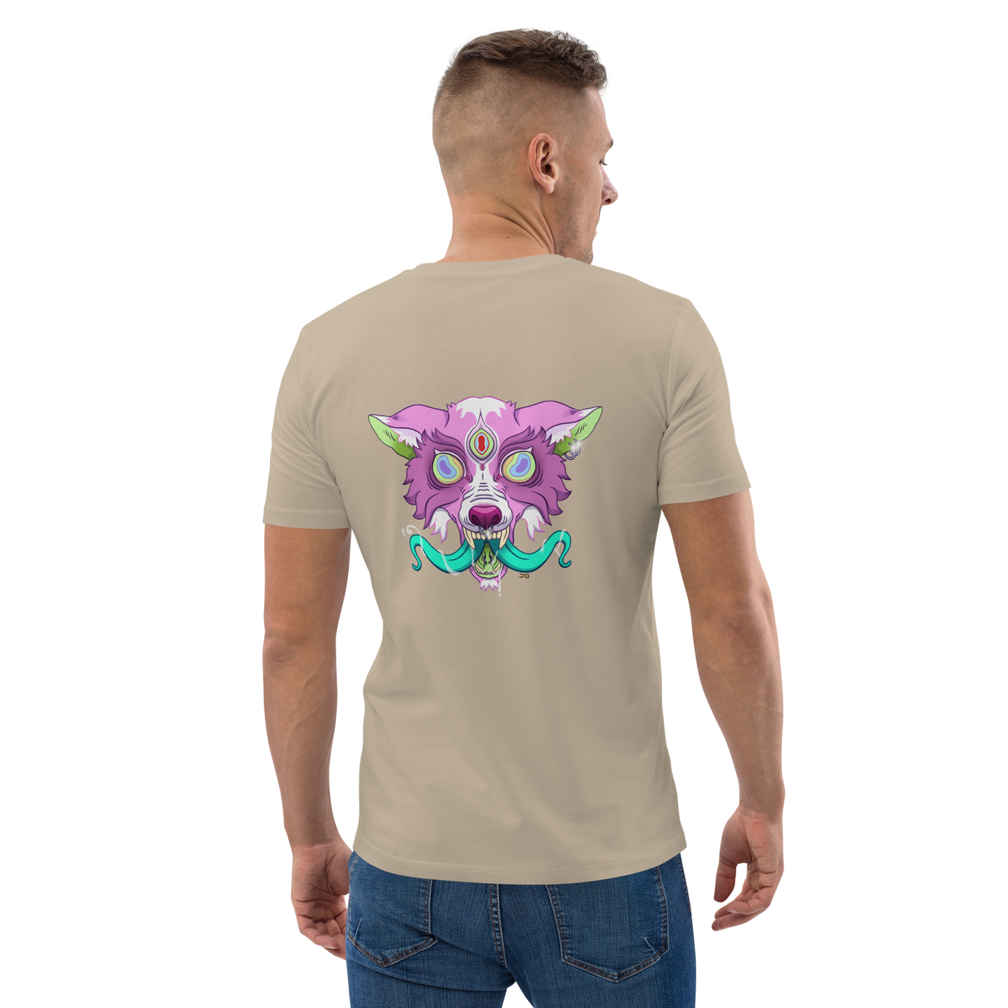 feat Koro Alana  - Unisex organic cotton t-shirt REAR PRINT