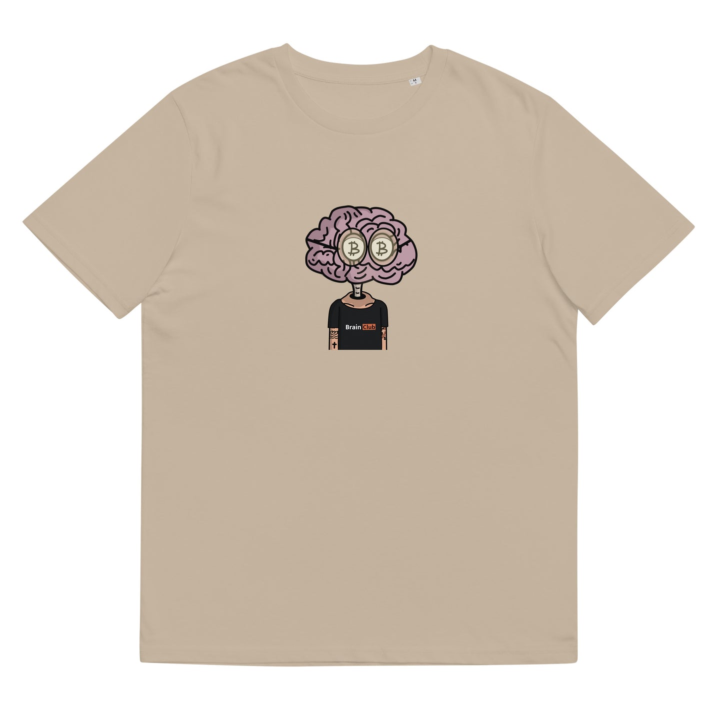 feat Brain Club - Unisex organic cotton t-shirt SINGLE EDITION