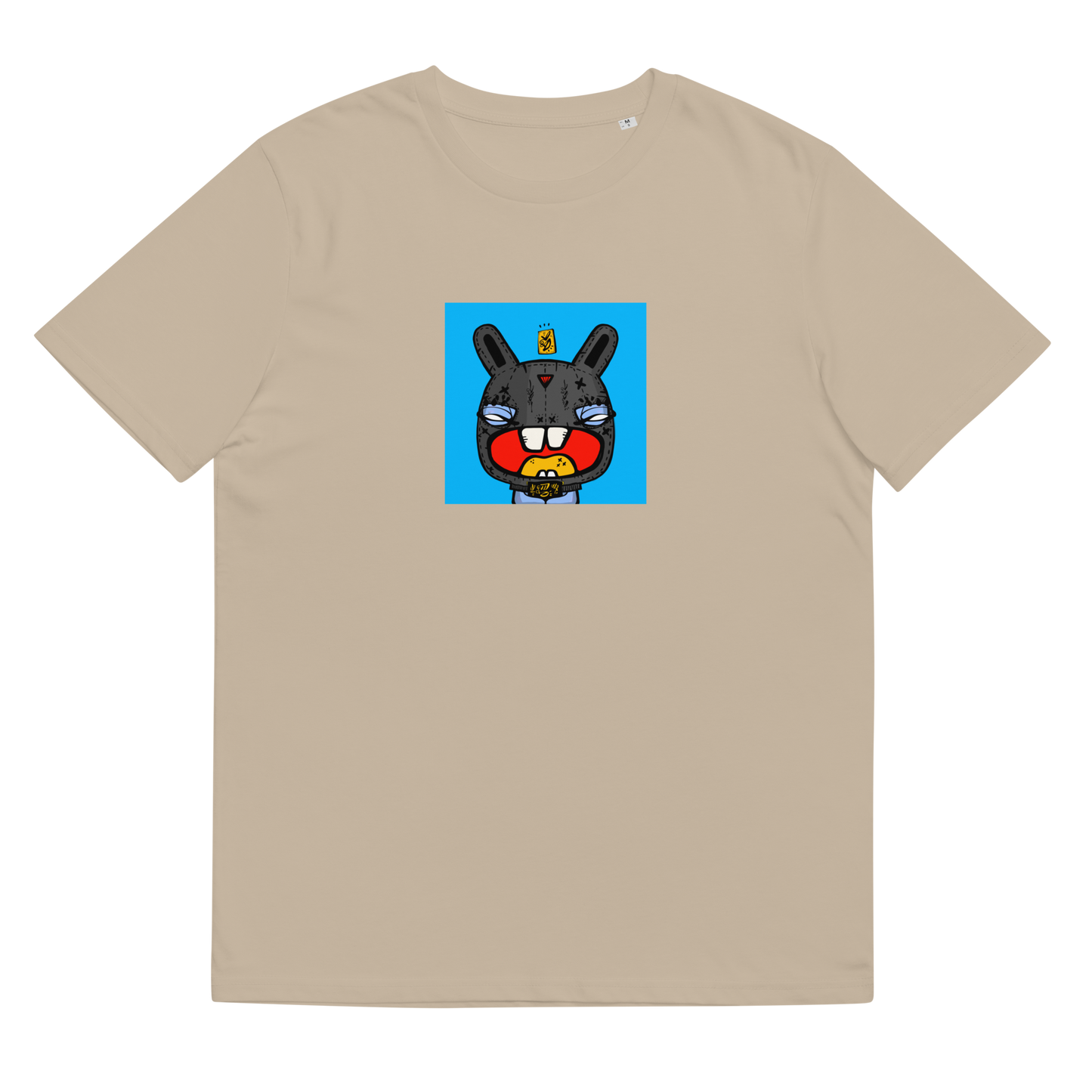 Unisex organic cotton t-shirt feat. NFT TKP BAD BUNNY #0978