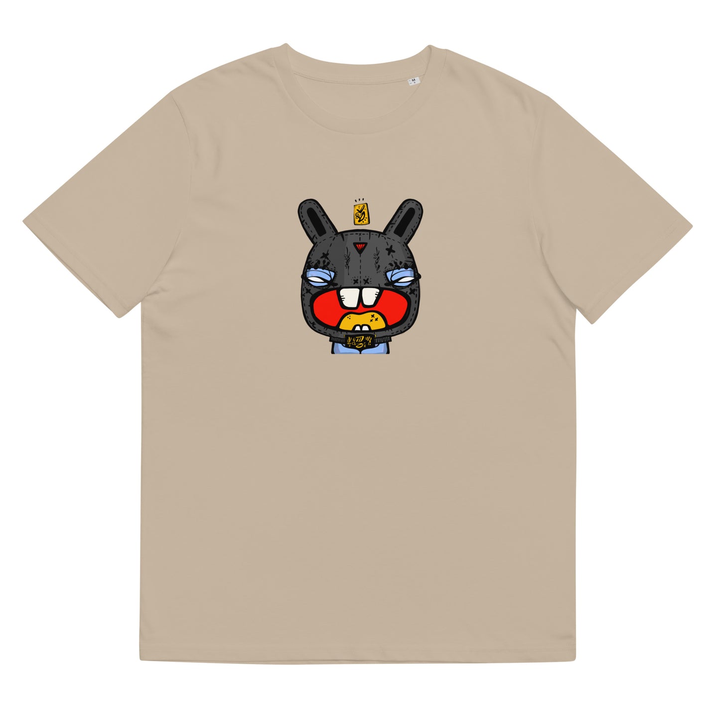 Unisex organic cotton t-shirt feat. NFT TKP BAD BUNNY #0978