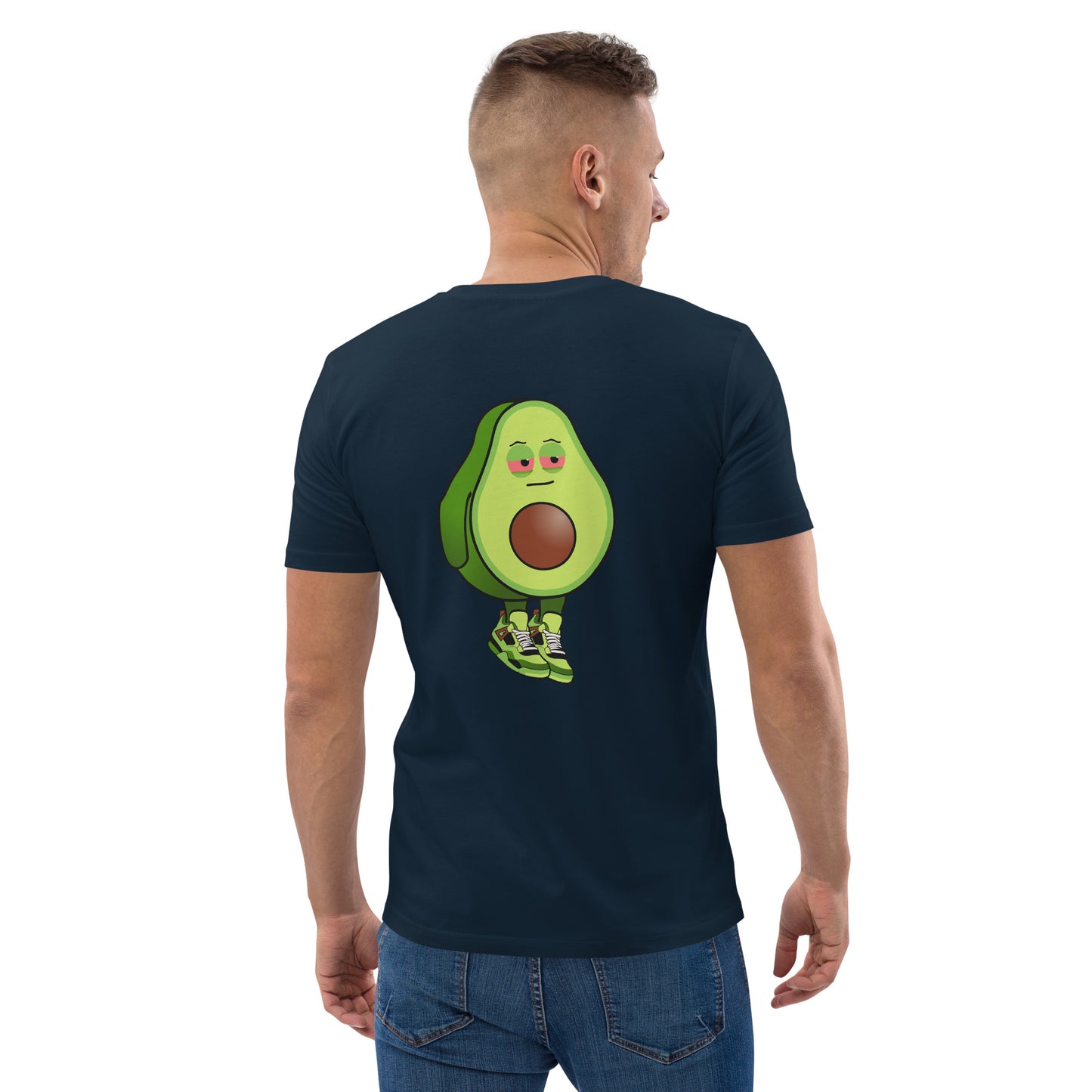 Unisex organic cotton t-shirt REAR PRINT + FRONT EMBROIDERED LOGO feat Stoncados