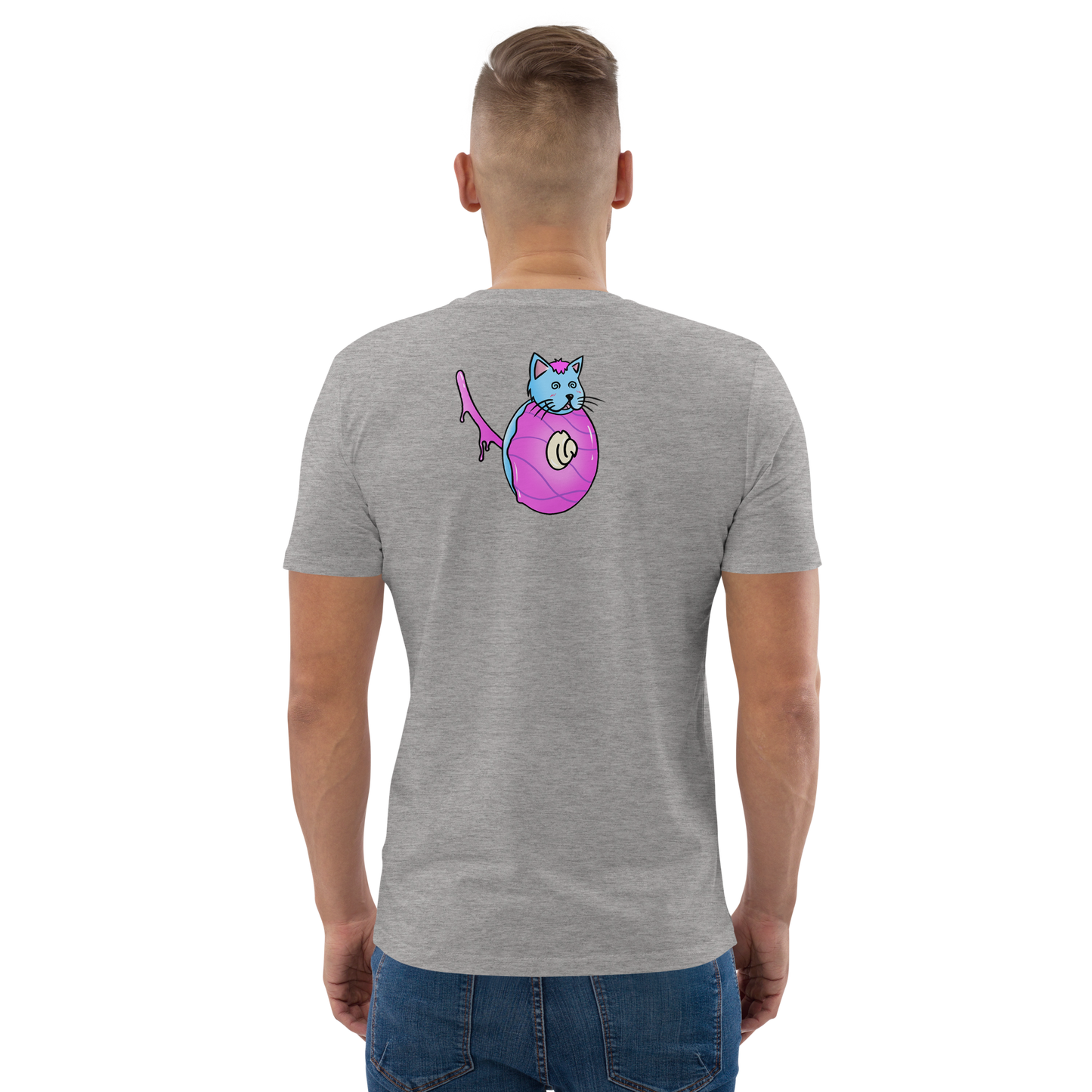 feat cr.em.y - Unisex organic cotton t-shirt REAR PRINT