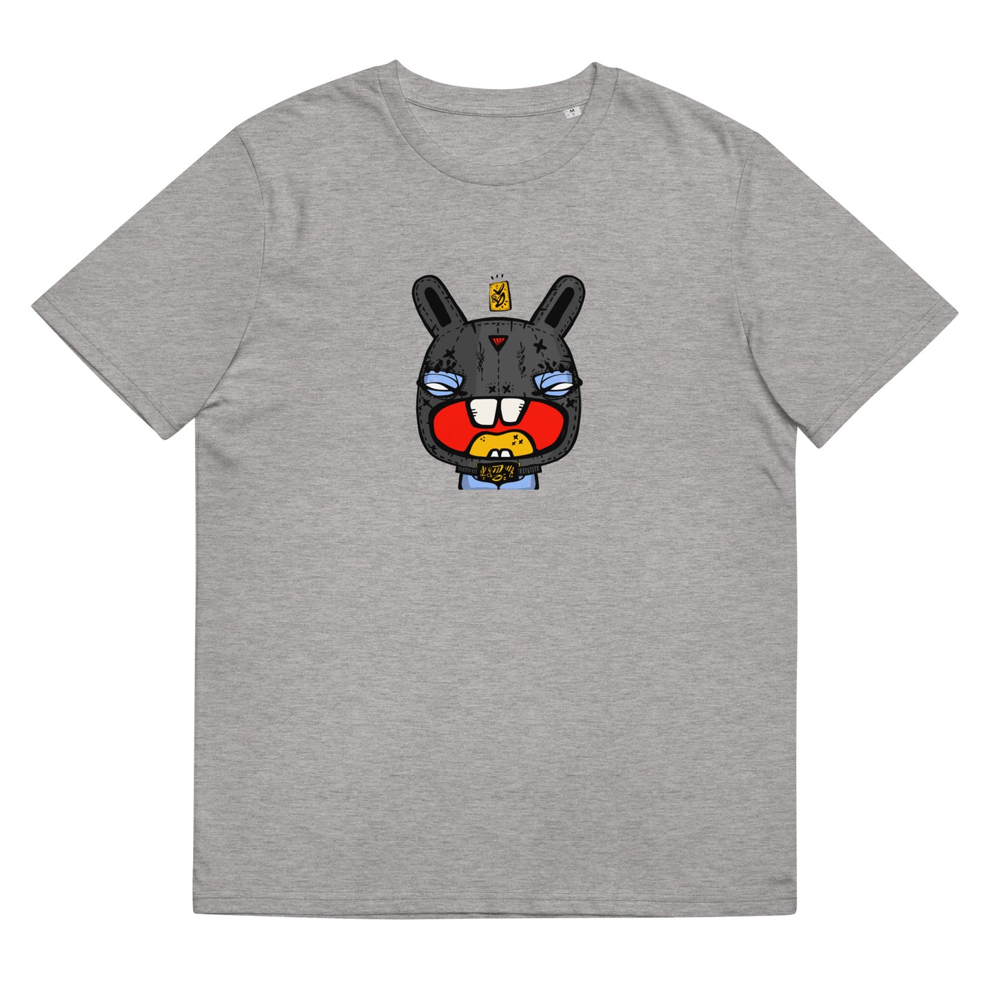 Unisex organic cotton t-shirt feat. NFT TKP BAD BUNNY #0978