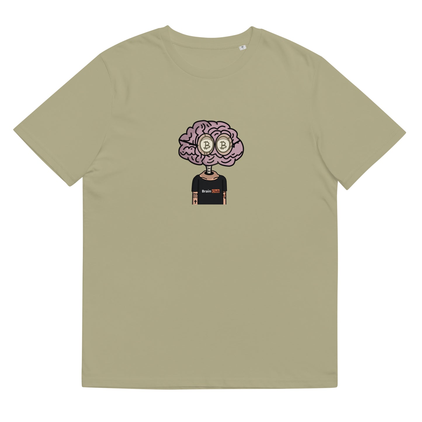feat Brain Club - Unisex organic cotton t-shirt SINGLE EDITION