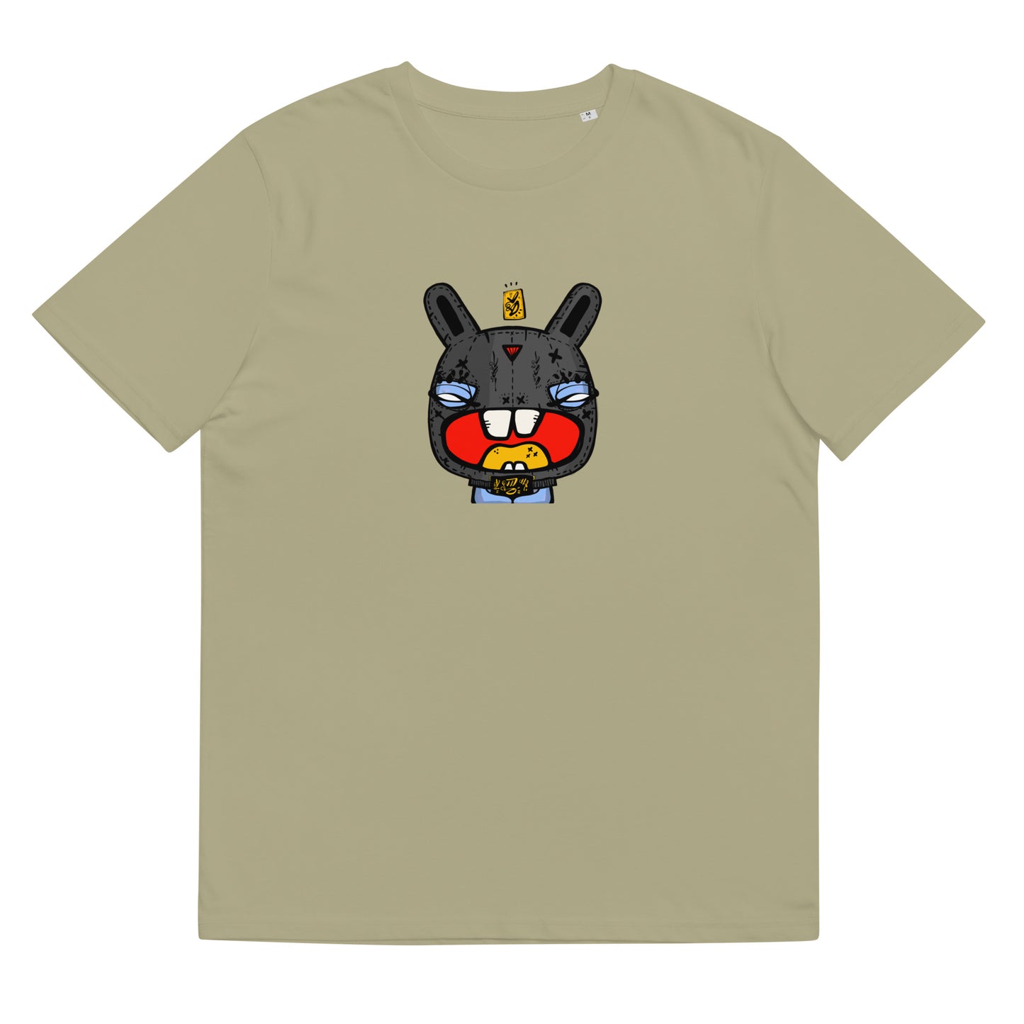 Unisex organic cotton t-shirt feat. NFT TKP BAD BUNNY #0978
