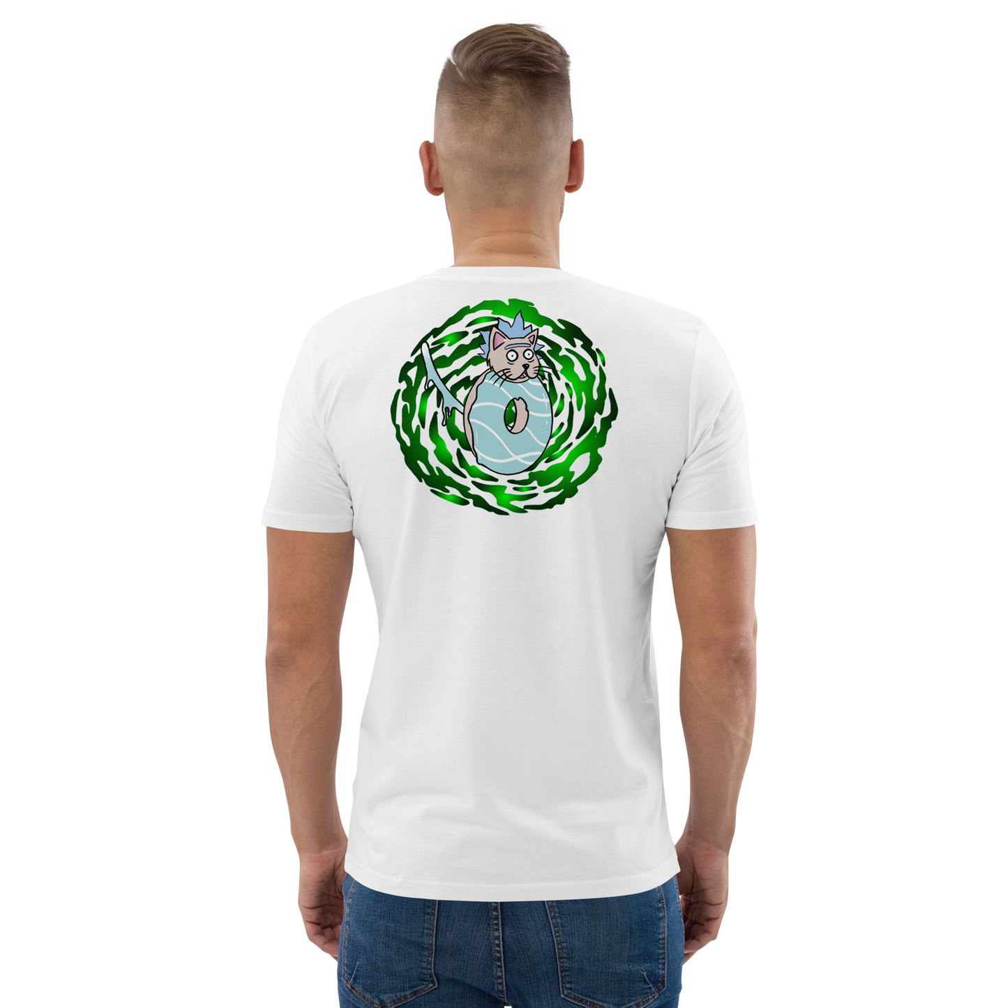feat cr.em.y - Unisex organic cotton t-shirt REAR PRINT