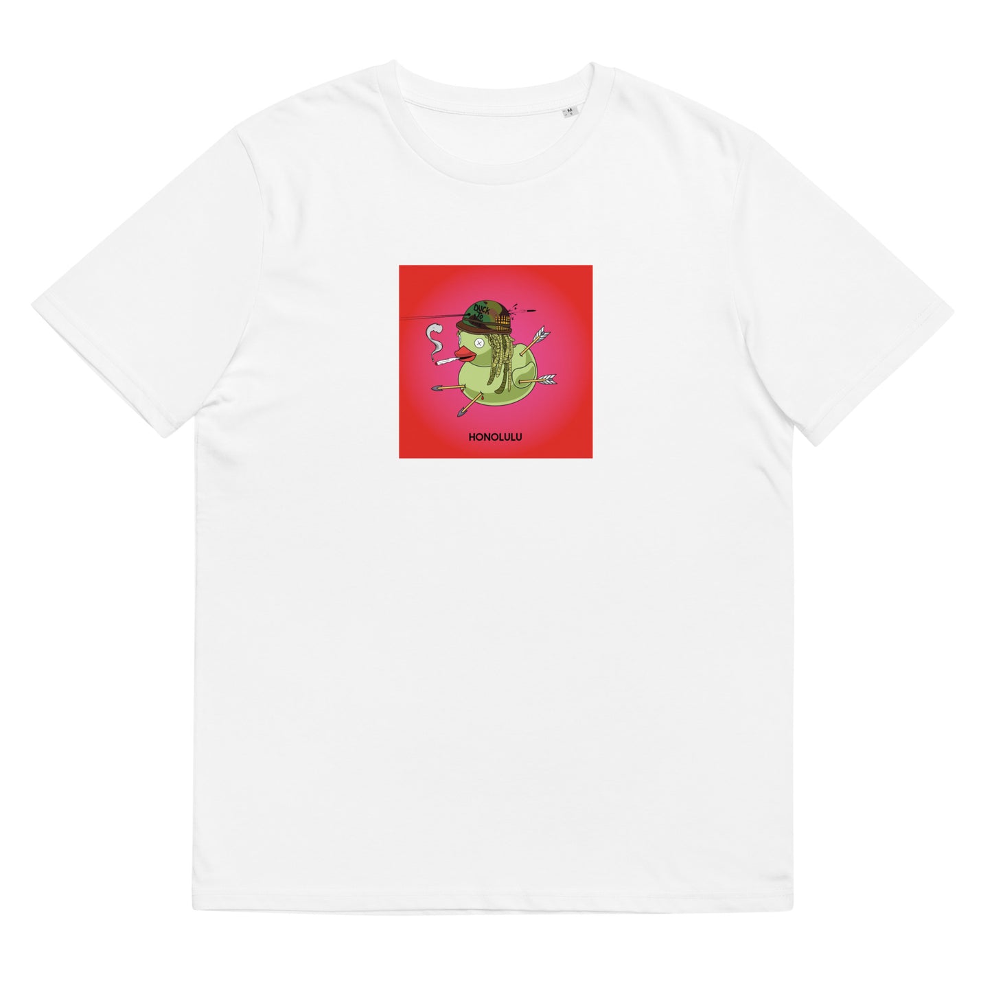 feat Ducking Idiots - Unisex organic cotton t-shirt
