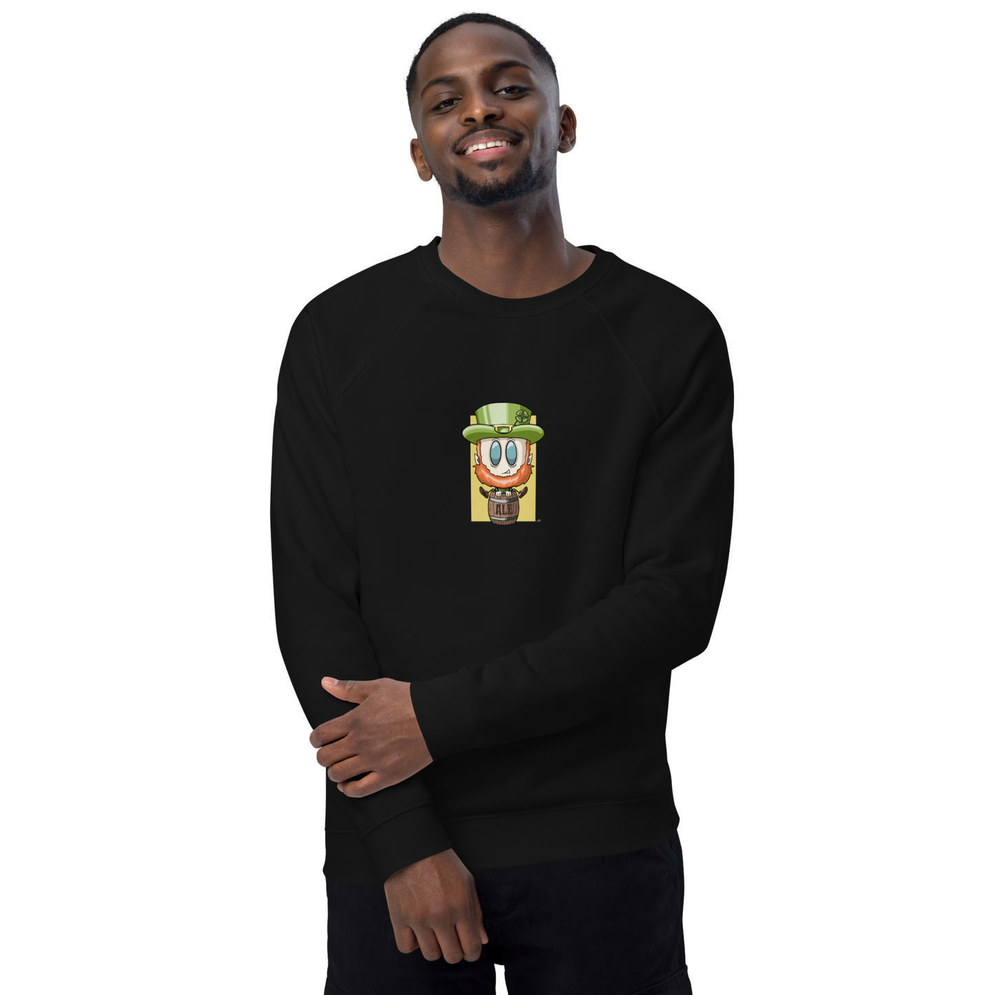 feat. SK - unisex organic raglan sweatshirt