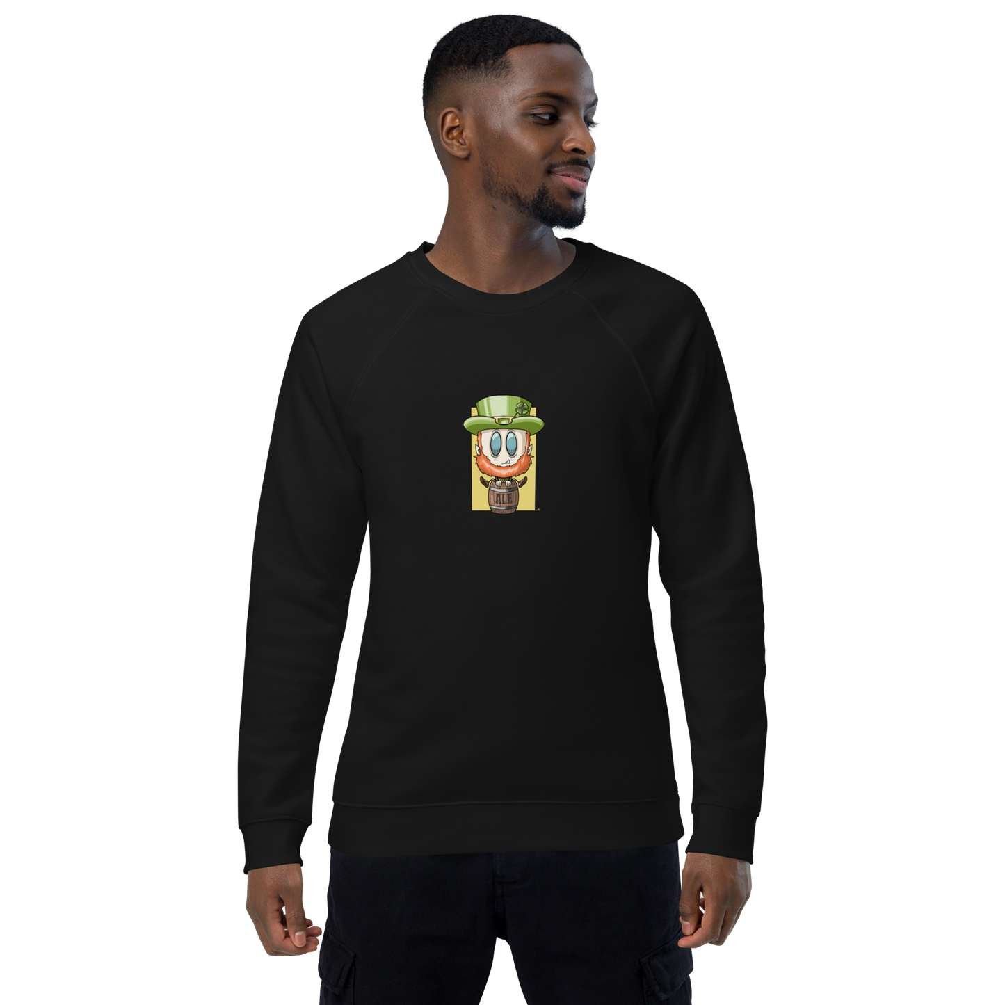 feat. SK - unisex organic raglan sweatshirt