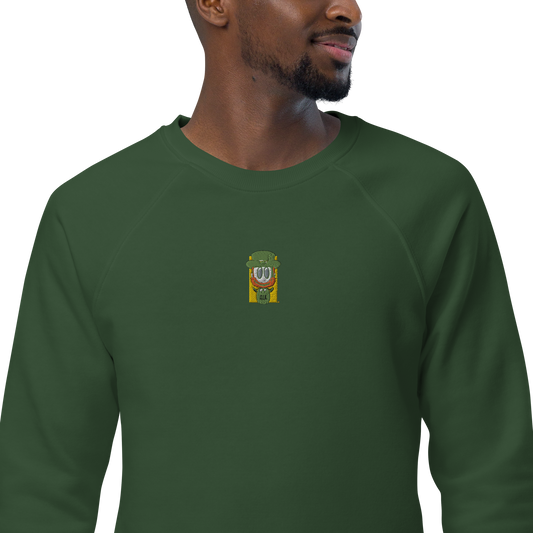 feat. SK - Unisex organic raglan sweatshirt
