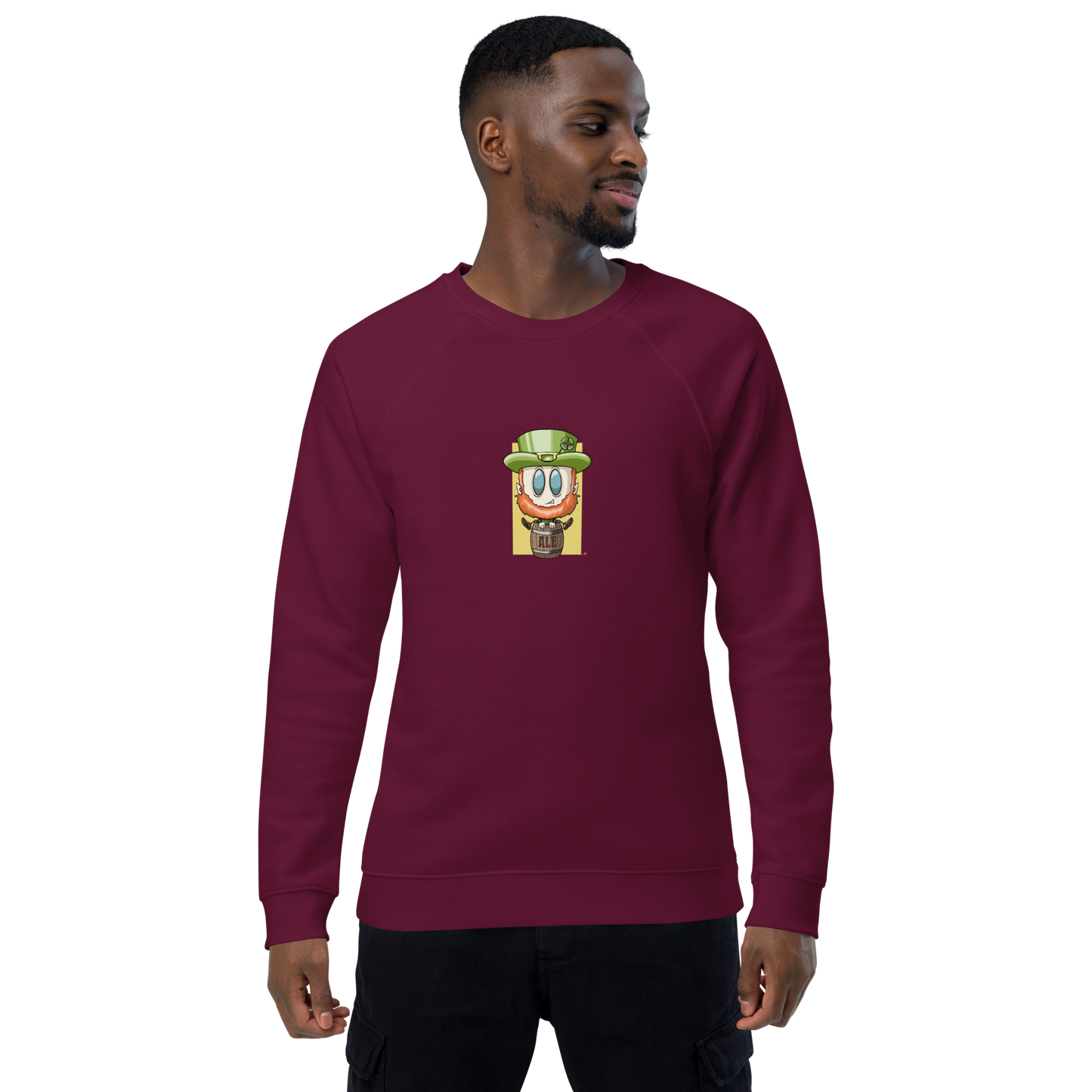 feat. SK - unisex organic raglan sweatshirt