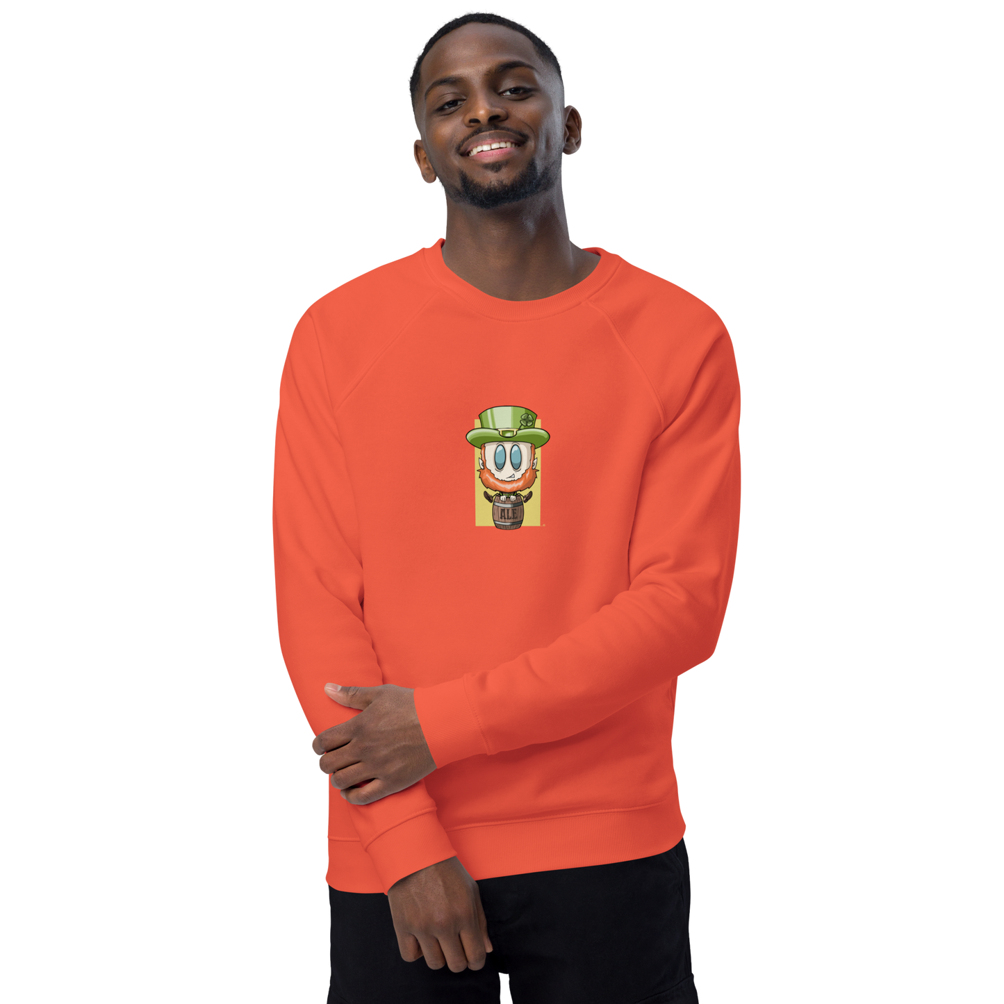 feat. SK - unisex organic raglan sweatshirt