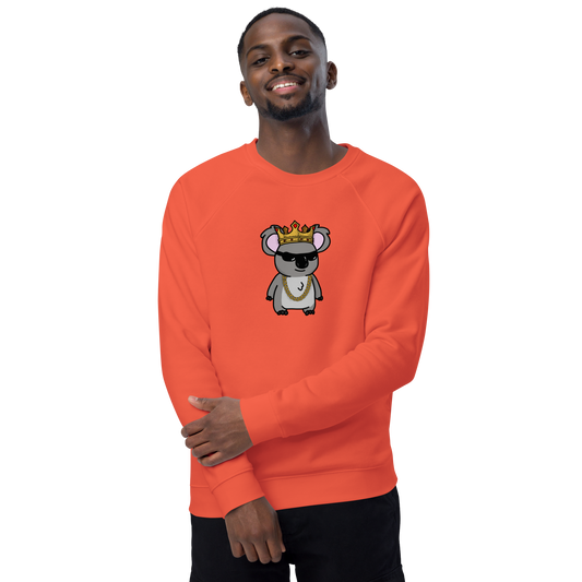 feat K-Dude Club - Unisex organic raglan sweatshirt