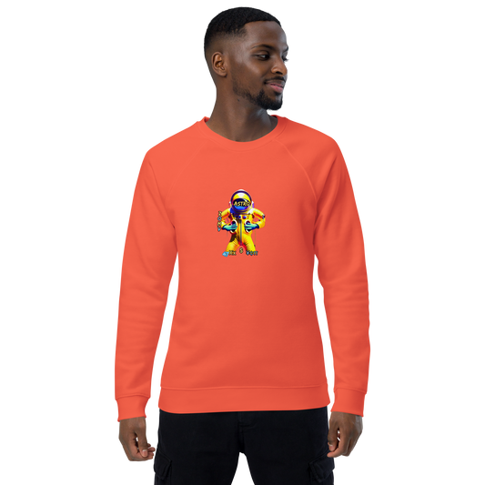 feat Bud Reeferson - Unisex organic raglan sweatshirt