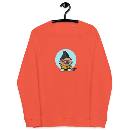 feat culpao_nft - Unisex organic raglan sweatshirt