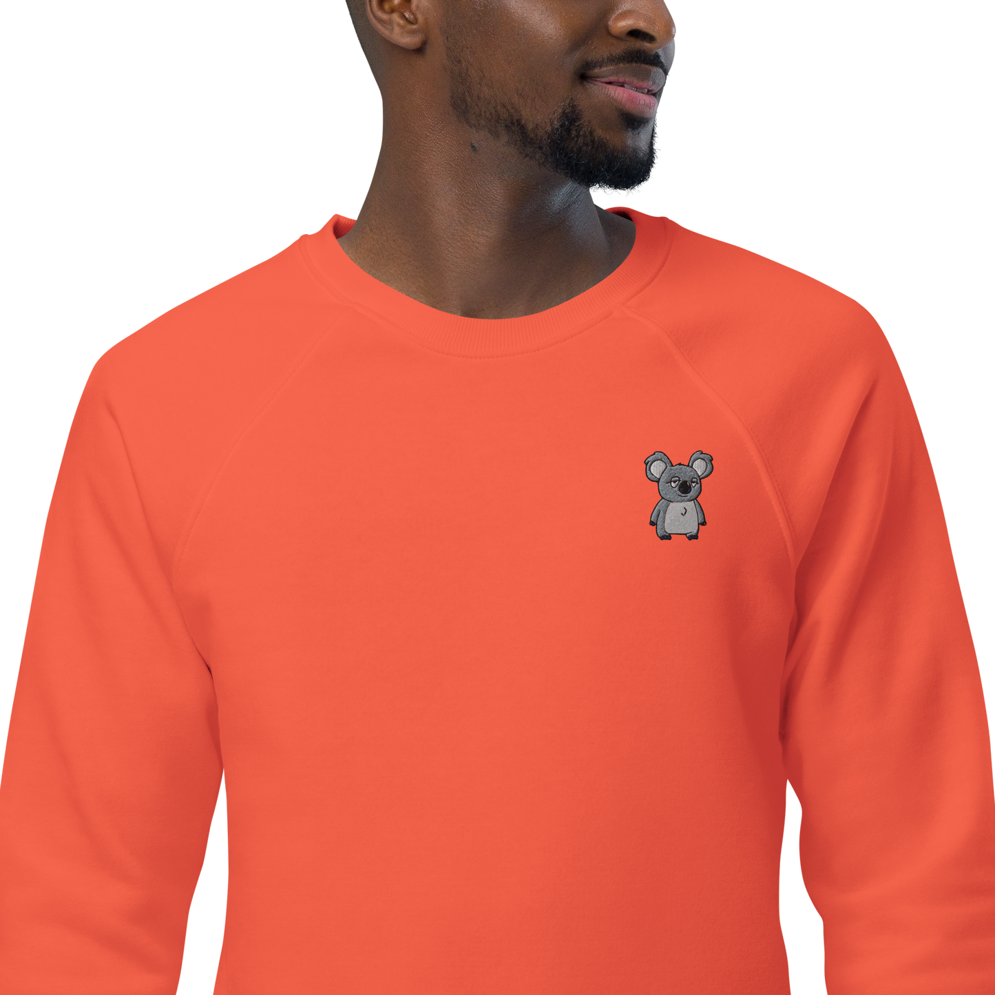 feat. K-Dude Club - Unisex organic raglan sweatshirt
