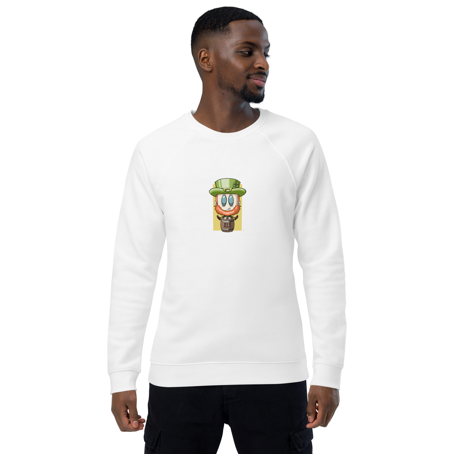 feat. SK - unisex organic raglan sweatshirt