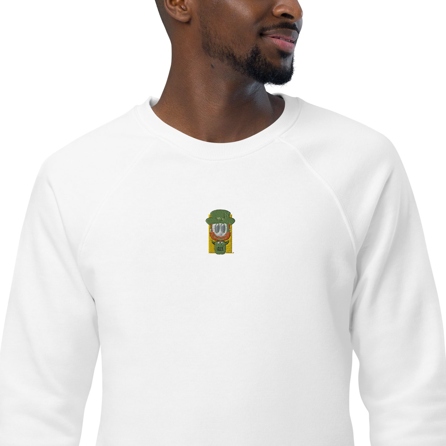 feat. SK - Unisex organic raglan sweatshirt