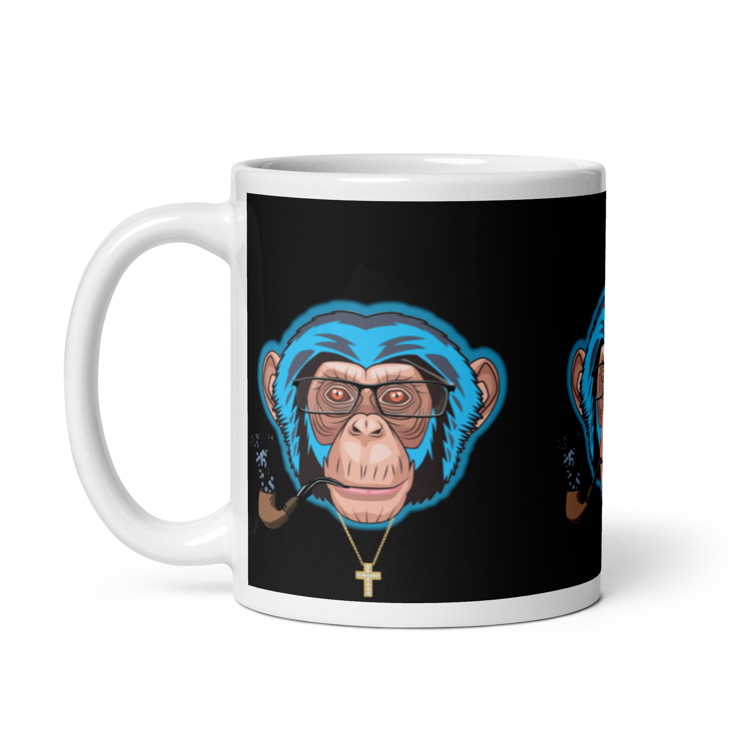 feat Precioux - White glossy mug
