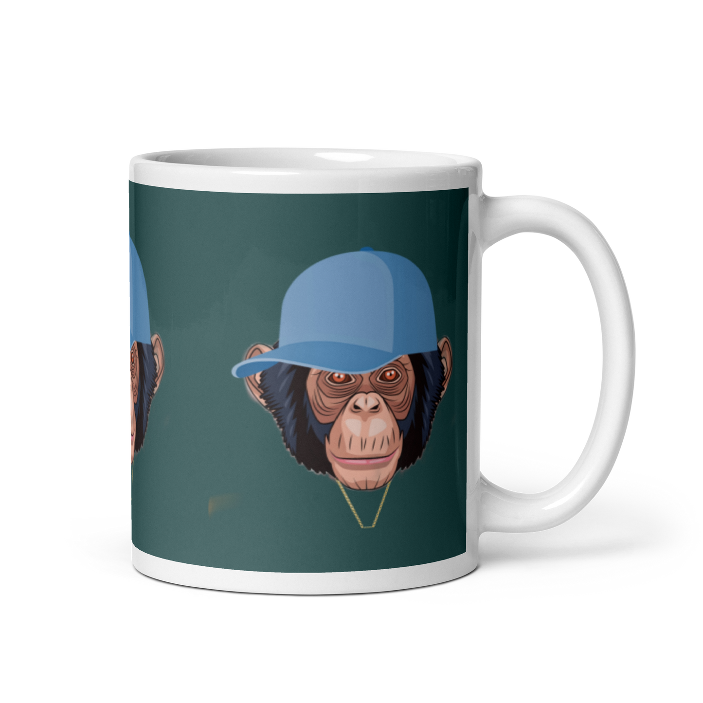 feat Precioux - White glossy mug