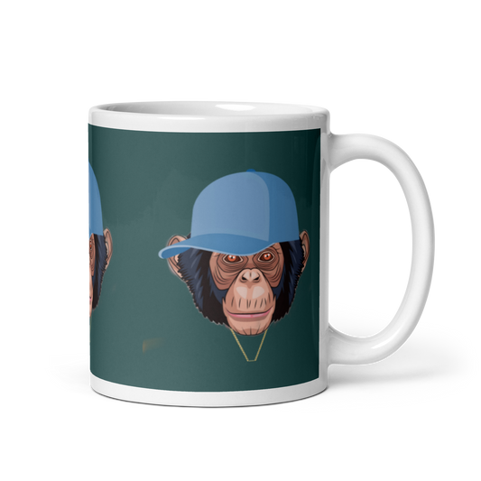 feat Precioux - White glossy mug