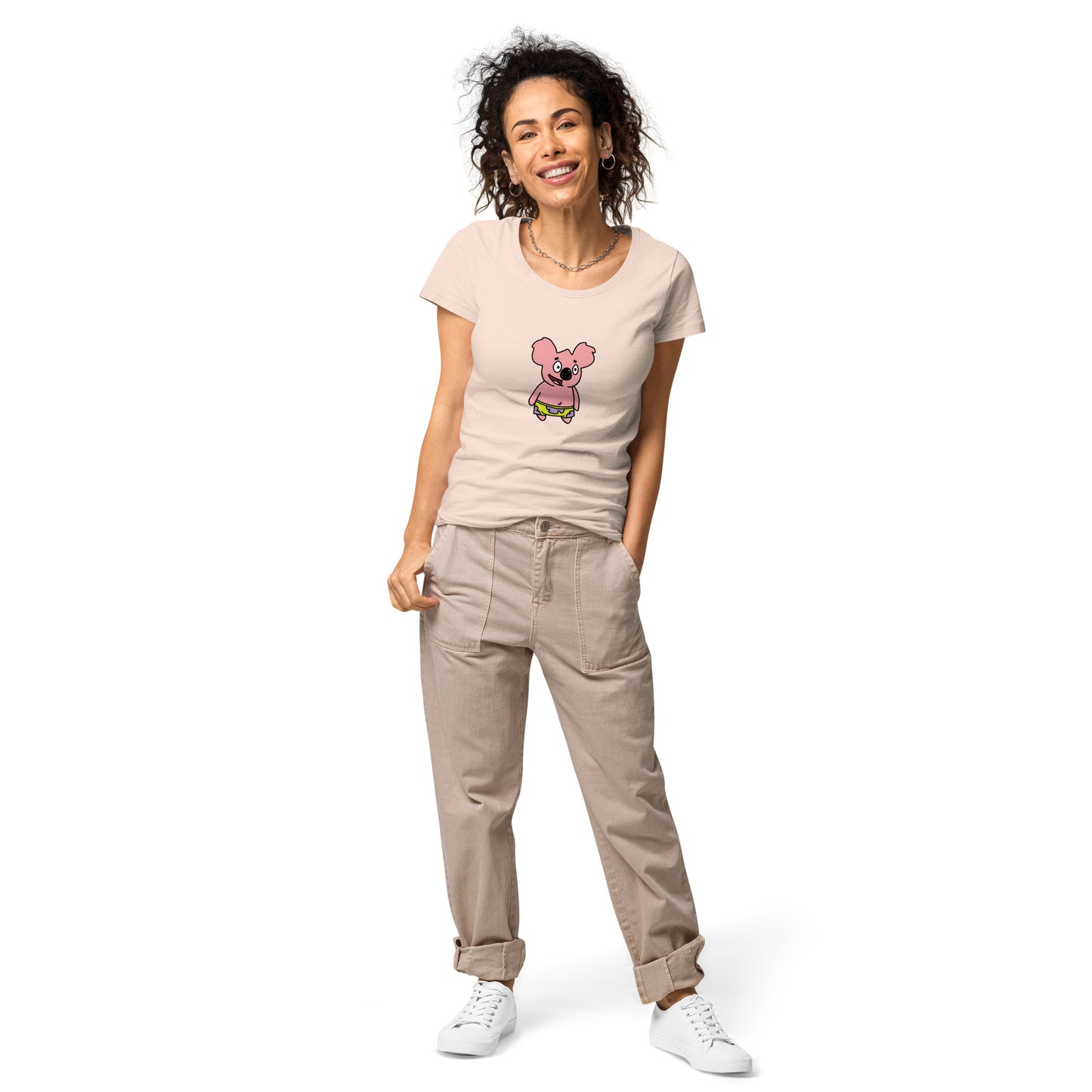 feat K-Dude Club - Women’s basic organic t-shirt