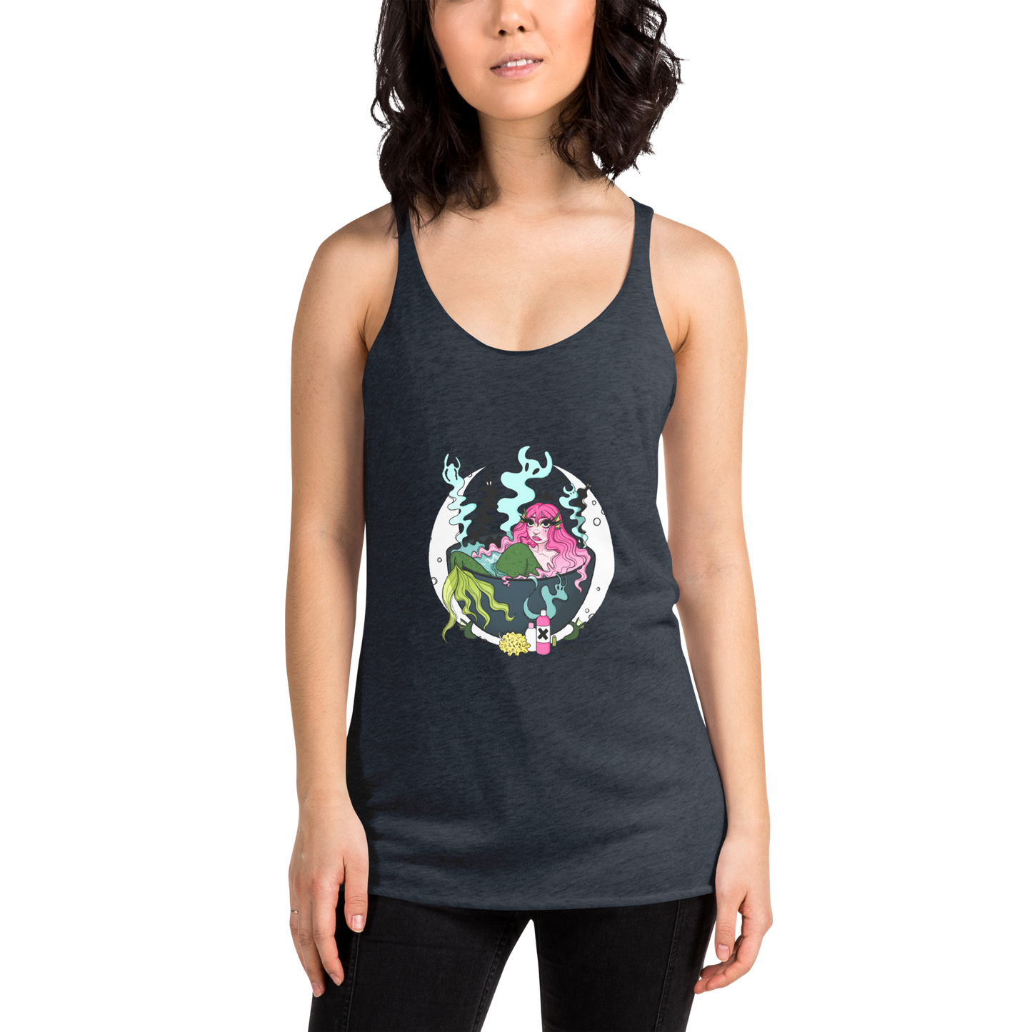Mermaid by Nilopav - Women's Racerback Tank