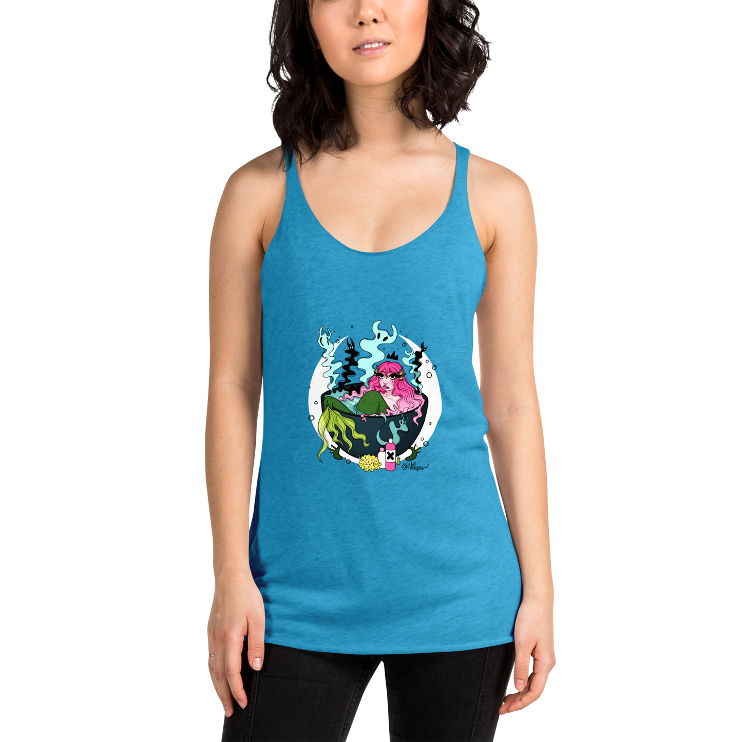 Mermaid by Nilopav - Women's Racerback Tank